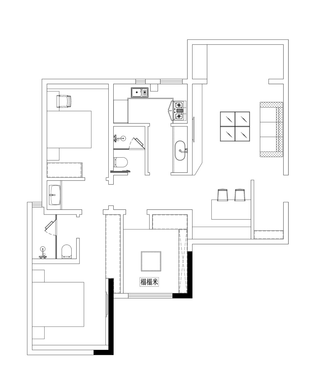 餐厅一直比较别扭！厨房不知道怎么扩大空间了_x1-Model.jpg