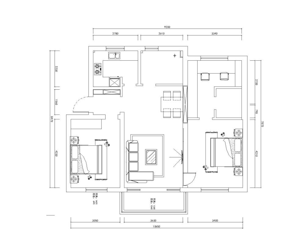 求各位指教！看看餐厅位置改放哪里比较合理，谢谢了_新块(1)-Model.jpg