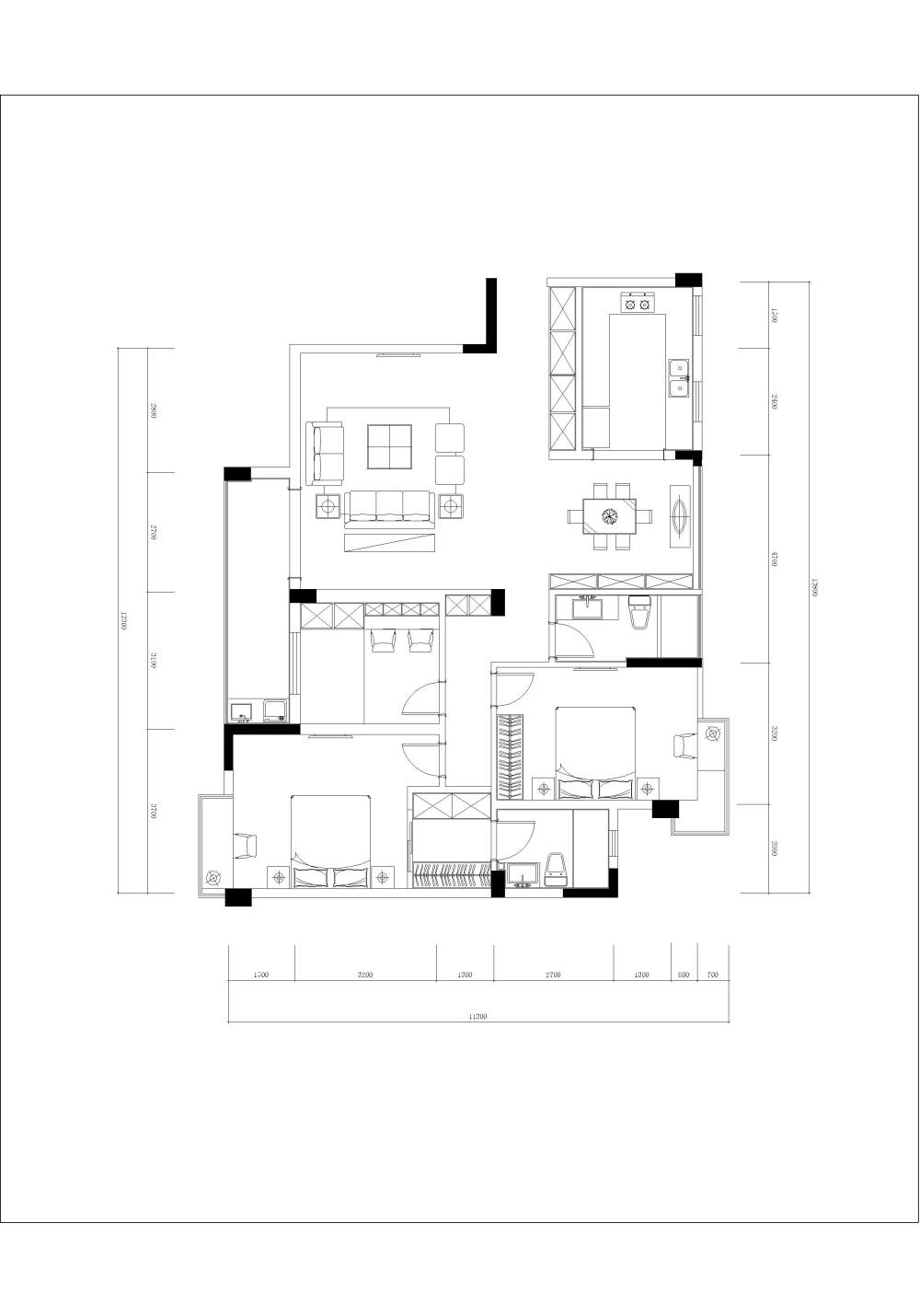 自家北欧风格三房两厅求大神支招_方案-Model.jpg