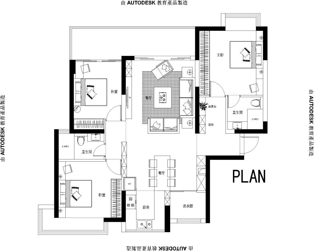 入户正对卫生间，怎么办啊？帮忙下大师们！_PLAN-2.jpg