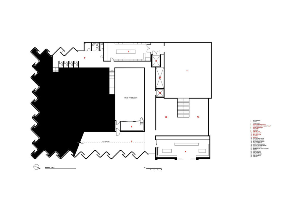 新西兰最现代的艺术中心Len Lye Centre_Level_02_Plan.jpg