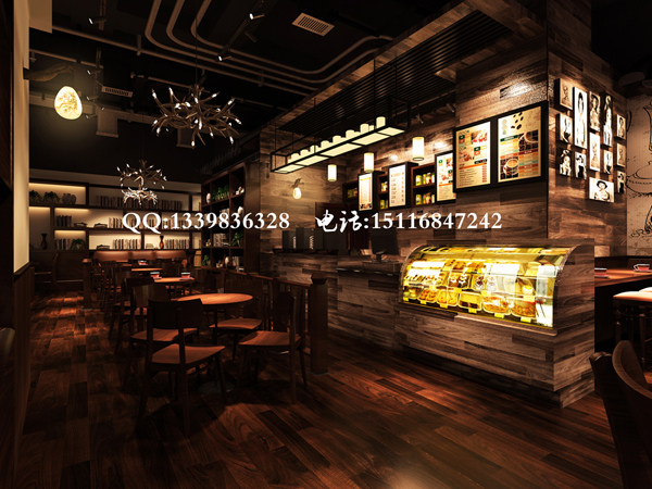 承接室内外效果图制作  QQ:1339836328_星巴克咖啡厅2.jpg