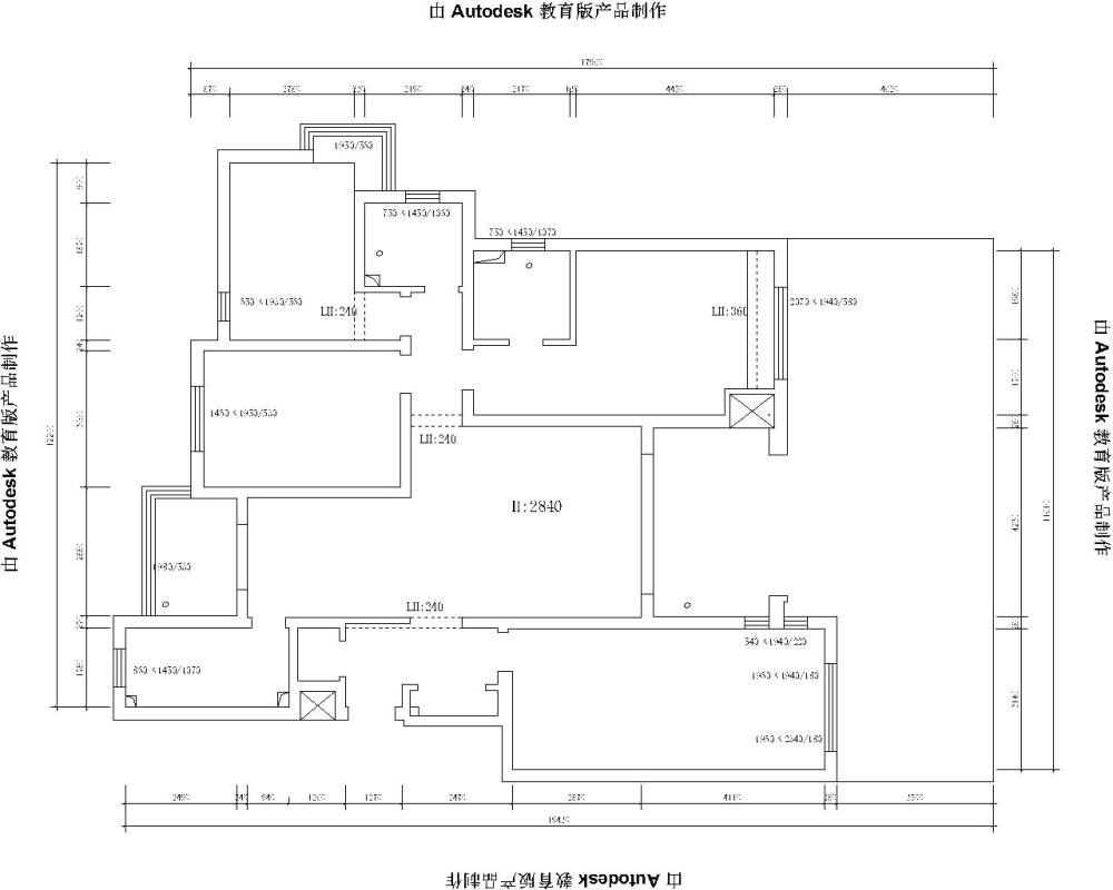 一套中等户型方案，求大神给点建议，优化一下_1.jpg