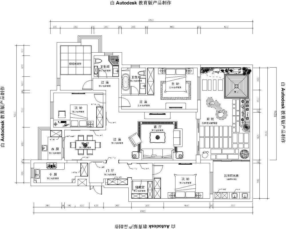 一套中等户型方案，求大神给点建议，优化一下_3.jpg