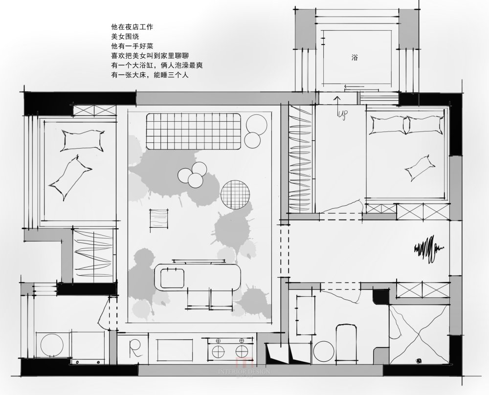 【住宅平面优化群】第二期考核 优秀作品分享_05.二期方案ks.jpg