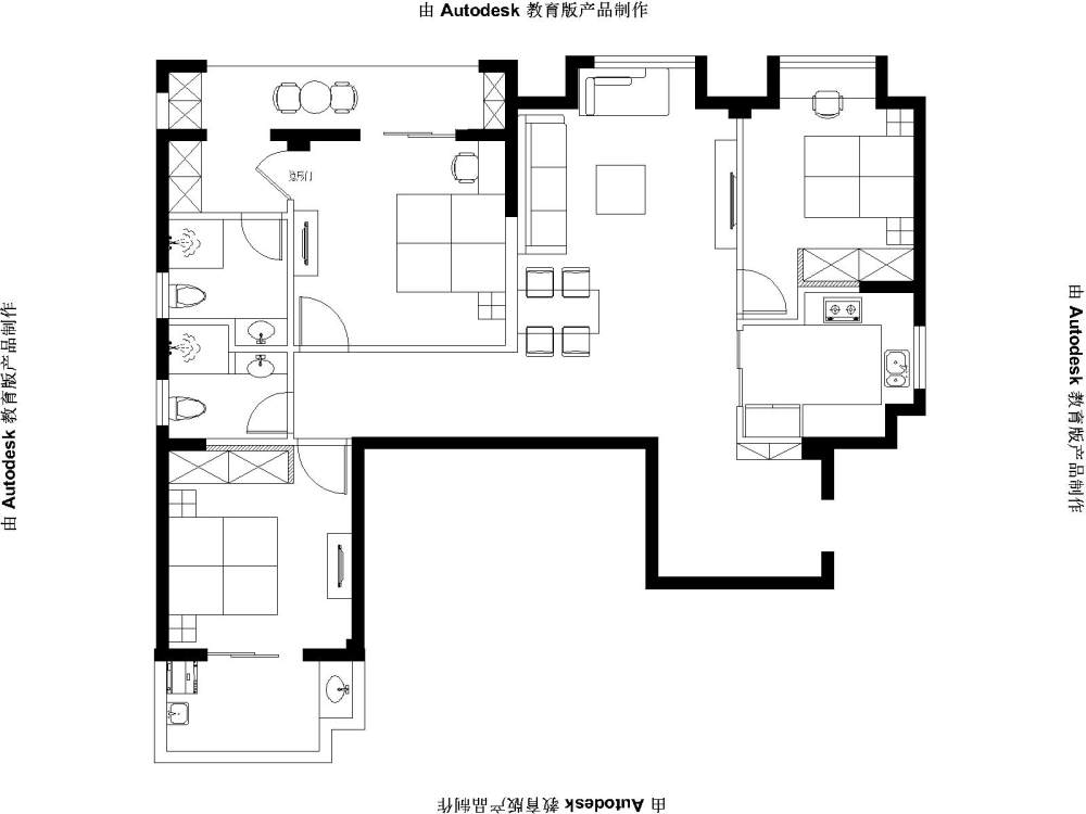 这餐厅也是醉了，大家进来看看这两个餐厅方案哪个好？？_新块-Model.jpg