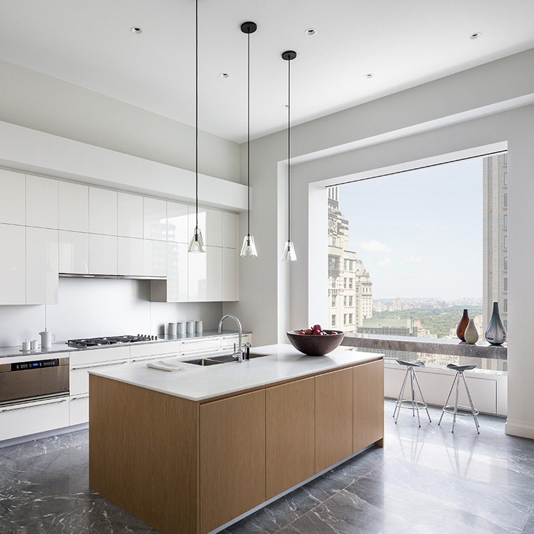 西半球最高住宅大厦--纽约公园大道432 Park Avenue公寓_432ParkAvenue_Model-kitchen01.jpg