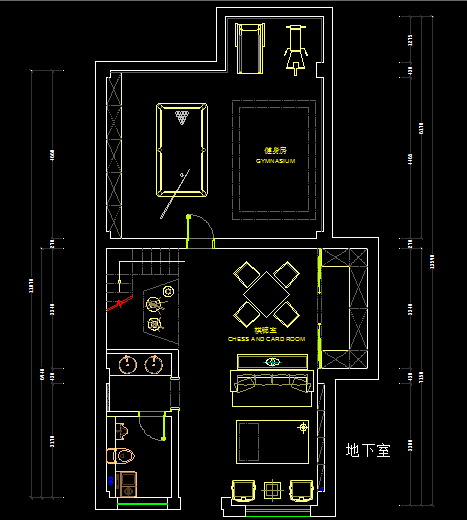 小别墅方案研讨，先奉上自己的平面_地下.png