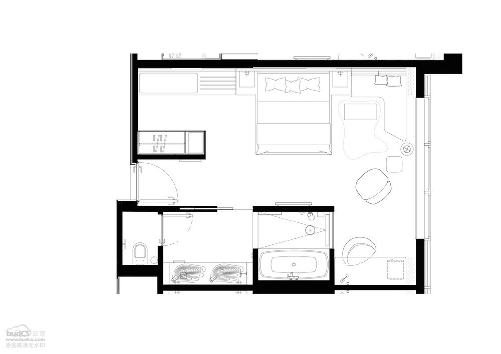 丽笙集团-老磨坊酒店  Old Mill Hotel Belgrade  GRAFT Architects_32_Guestroom_Plan.jpg