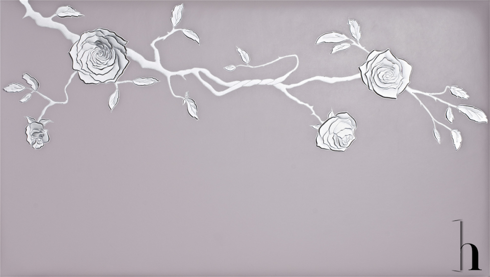 Helen Amy Murray手工浮雕家具高清大图——新装饰主义的代表..._04. Trailing Rose, Headboard (Marcos Bevilacqua)_2.png