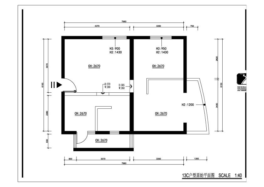 75平米设计师住宅悬赏高品质设计方案！！！！！_布局1副本.jpg