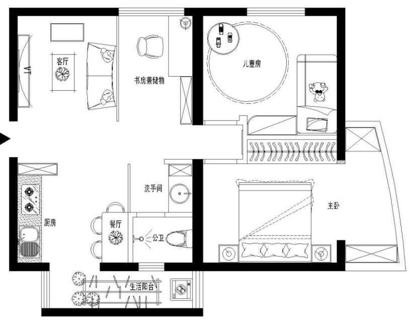 75平米设计师住宅悬赏高品质设计方案！！！！！_FU_R_`}6HGWV07W%XEEMX3V.png