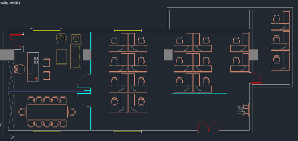 办公室平面，请大家发表意见学习交流，谢谢！！_2.png