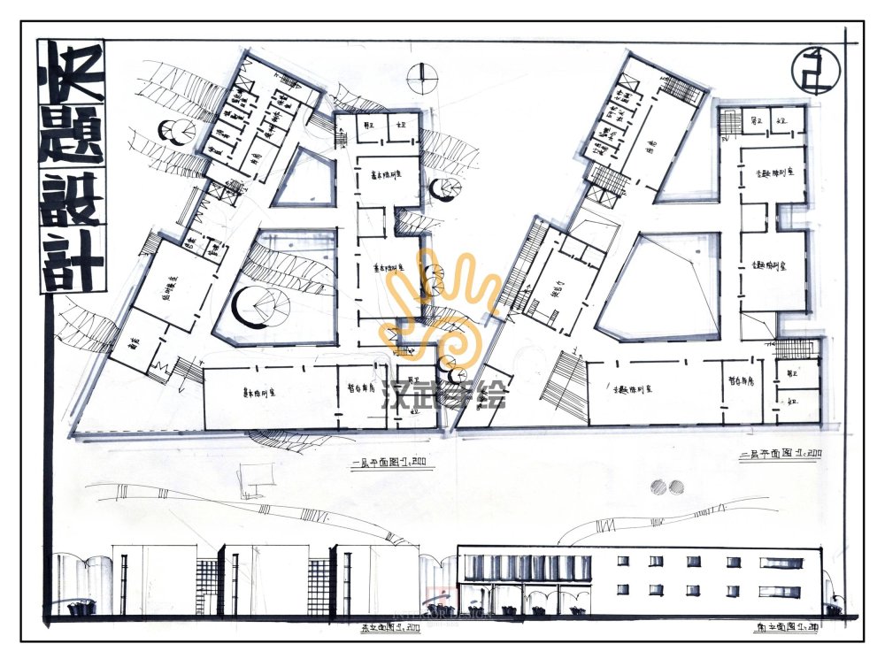 汉武手绘建筑快题学生作品032.jpg