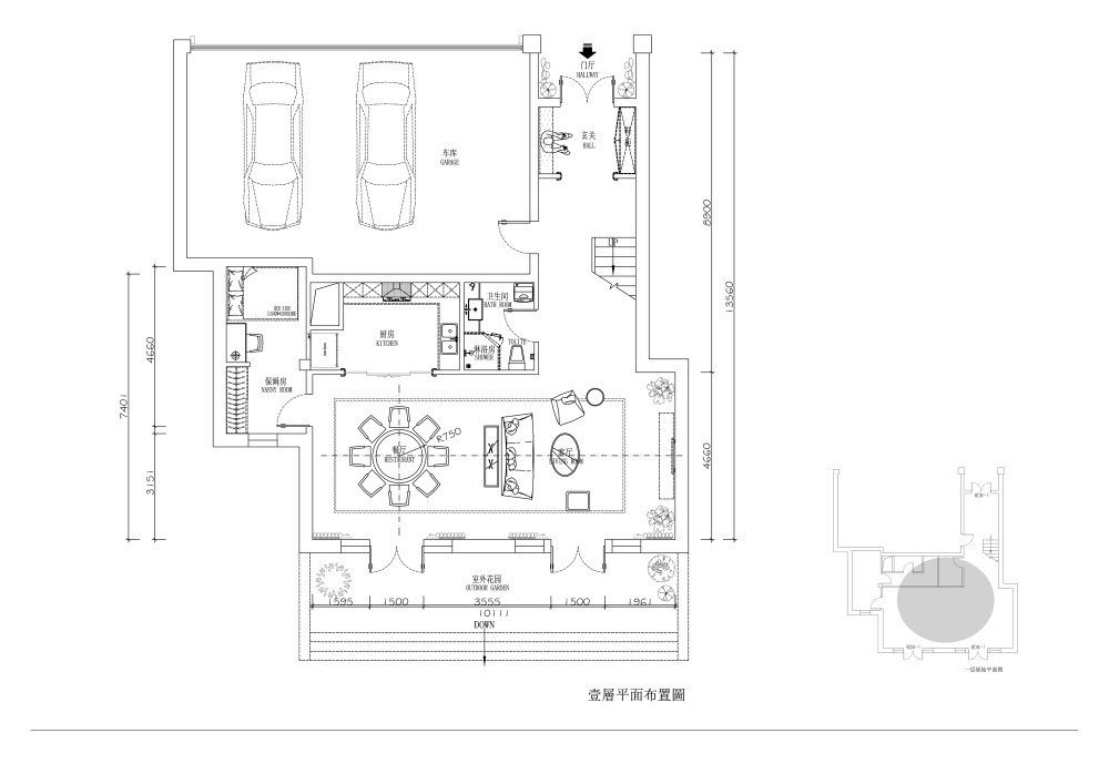 一套别墅平面方案，求批。。。_1.jpg