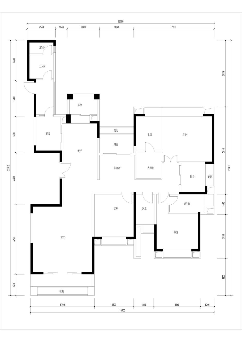 <228平大户型>；在设计总监的建议下修改，感恩。_原建筑图；