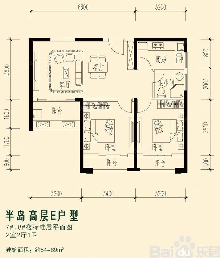 纯新人对与室内空间尺度的求助！_原始平面图