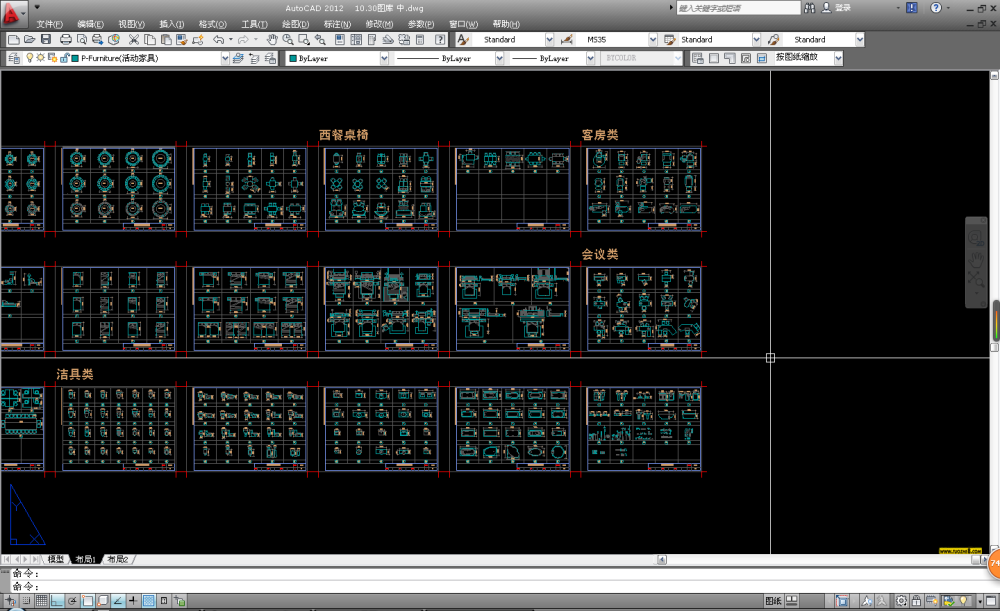 [精华]金螳螂cad 平—立面图库_151946bmkftmz7if8dimah.png