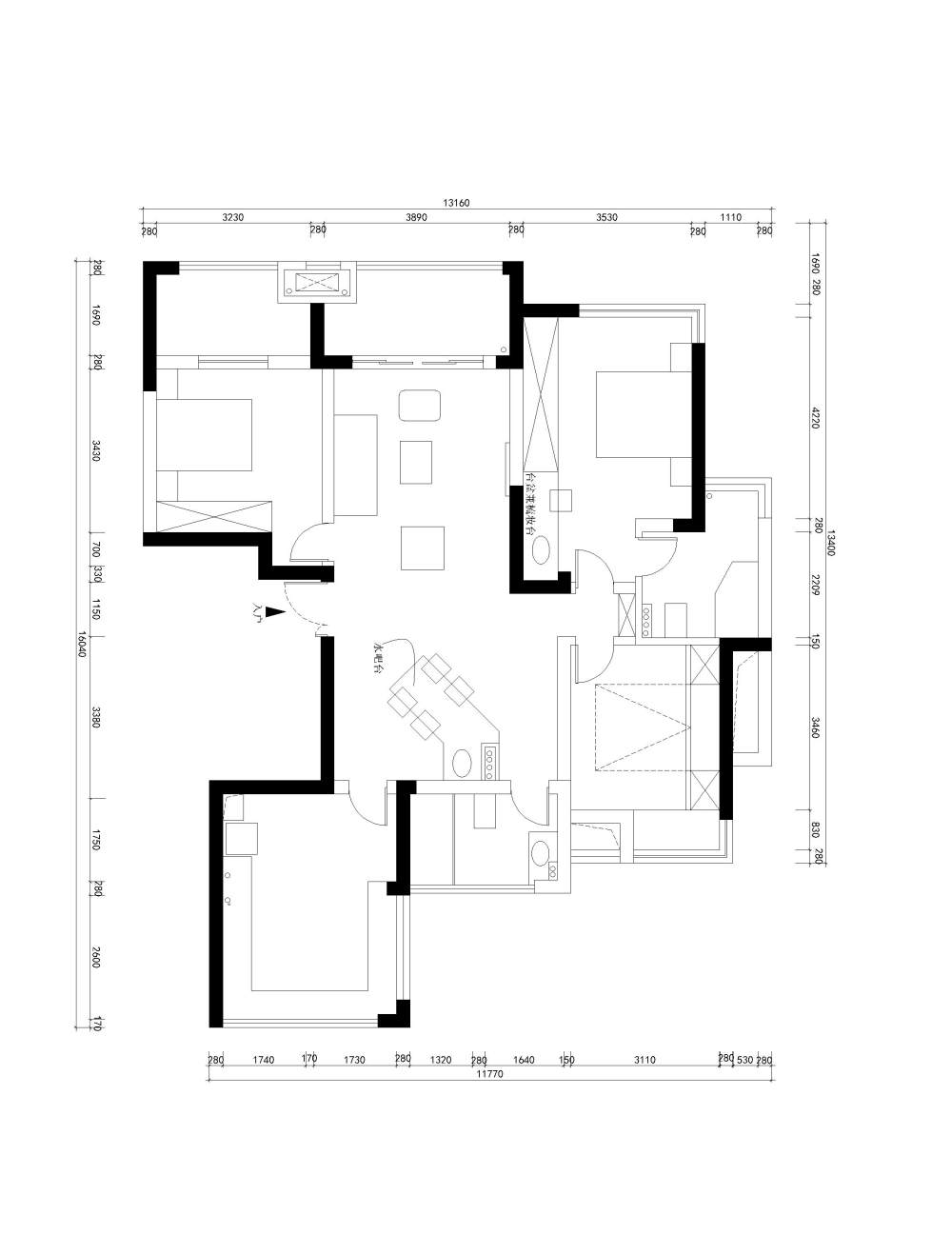 300DB150平方求助_绿地张总-Model.jpg