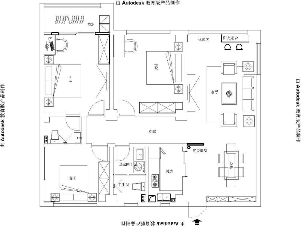 求帮忙看看布局方案~有什么地方可以修改的_射阳村银行-Model2.jpg