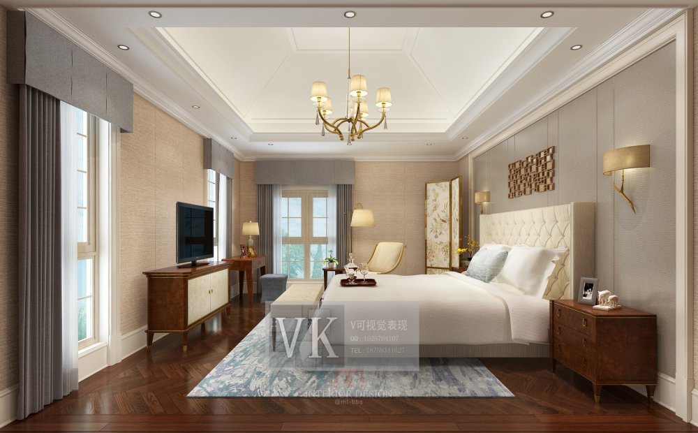 温州Vke效果图表现    现代美式别墅_9.jpg