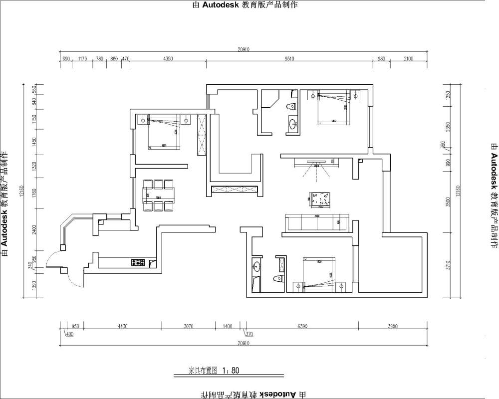 几套家装布置。有很棘手的户型。寻求更合理的布局_112233-Model11.jpg