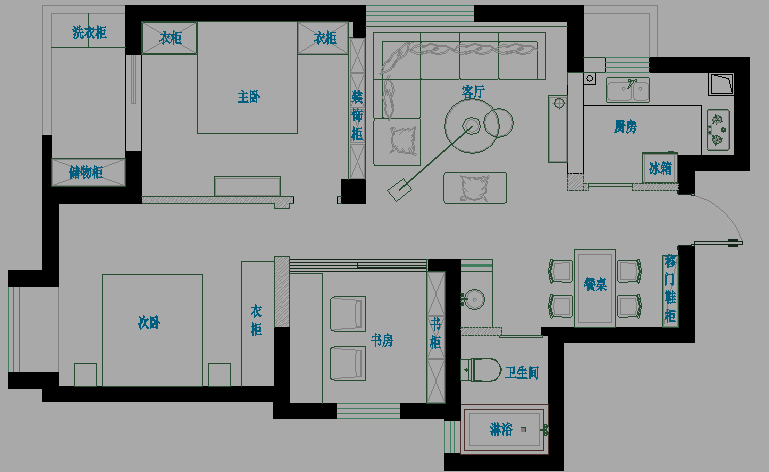 95平方小户型求助！~~求突破_N0YARL)E39_9UPGJG]G_P.png