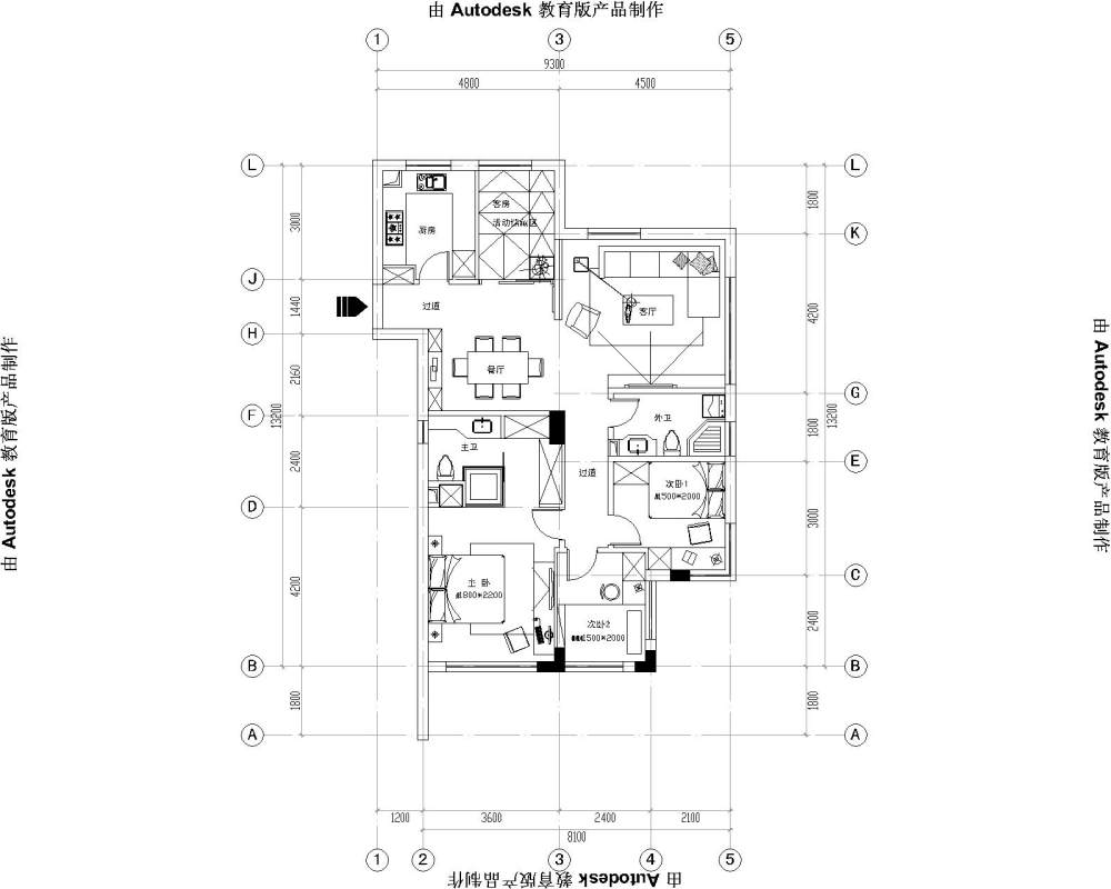 求大家帮忙看看这个平面还有更好的方案吗？_水印华庭2Model.jpg