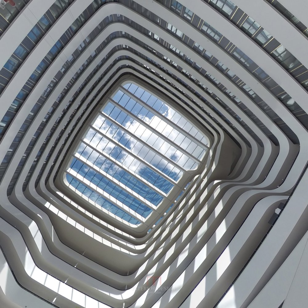 The Gallery HBA-阿姆斯特丹机场希尔顿酒店 Hilton Amsterdam Airport..._08_Photo_Mecanoo_Glazed_atrium_roof.jpg