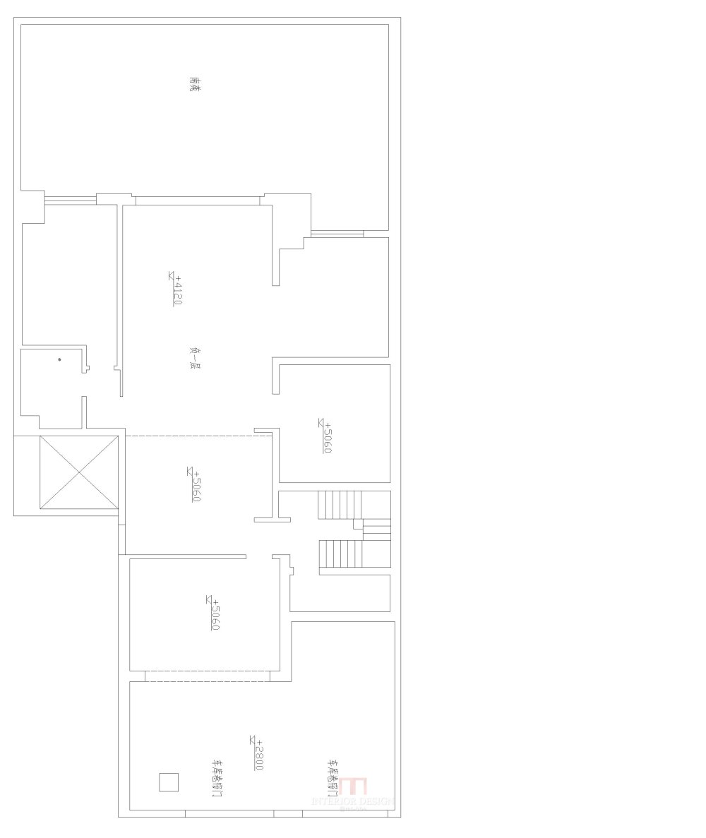 求大师出手，400平左右错层方案_cad图纸2.jpg