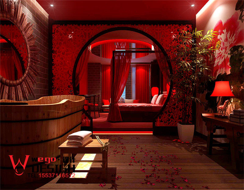主题酒店装修设计-重庆水晶鞋情侣主题酒店设计效果图欣赏