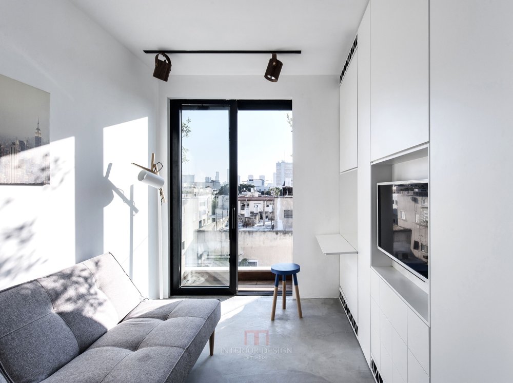 以色列·特拉维夫Duplex in Tel Aviv--Toledano +Architects_9-chambre_blanche.jpg