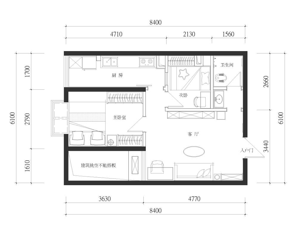 40平mini小户型新家，求指点(已更新图片与CAD)_CAD-Model.jpg