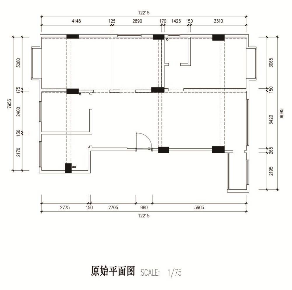 二线城市顶楼住宅_原始平面图.jpg