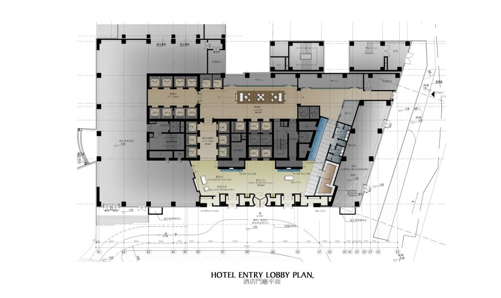 重庆 威斯汀酒店  室内软装概念方案设计汇报提案_01酒店门厅平面.jpg