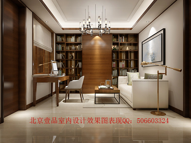 北京壹品室内设计效果图表现_05书房.jpg