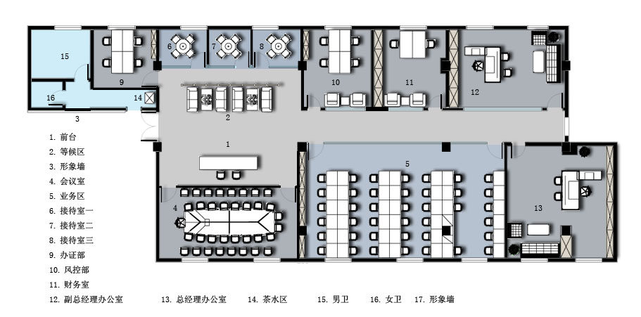 刚做的办公室平面方案求拍砖_平面布置图二副本.jpg