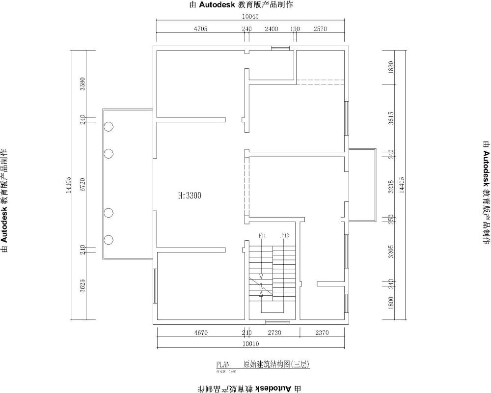 自家亲叔，自建小楼方案求完善_三层原建
