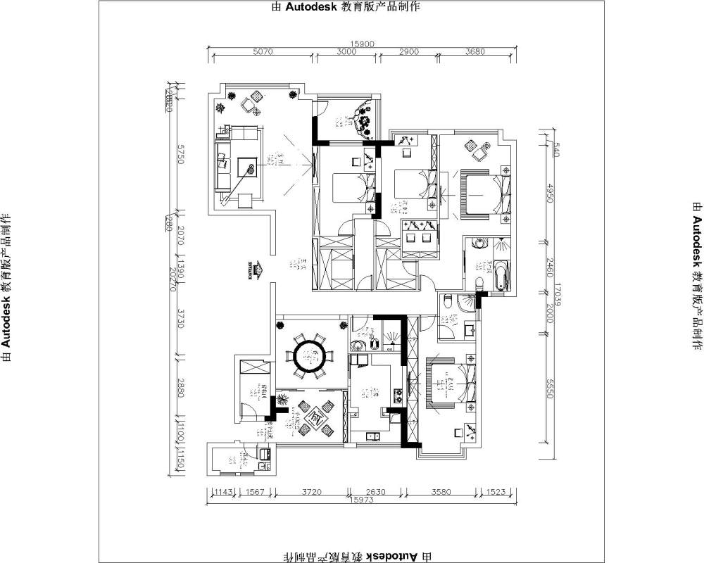 249平方4房主卧要独立衣帽间，书房。求指点_广电兰亭龙府249-l.jpg