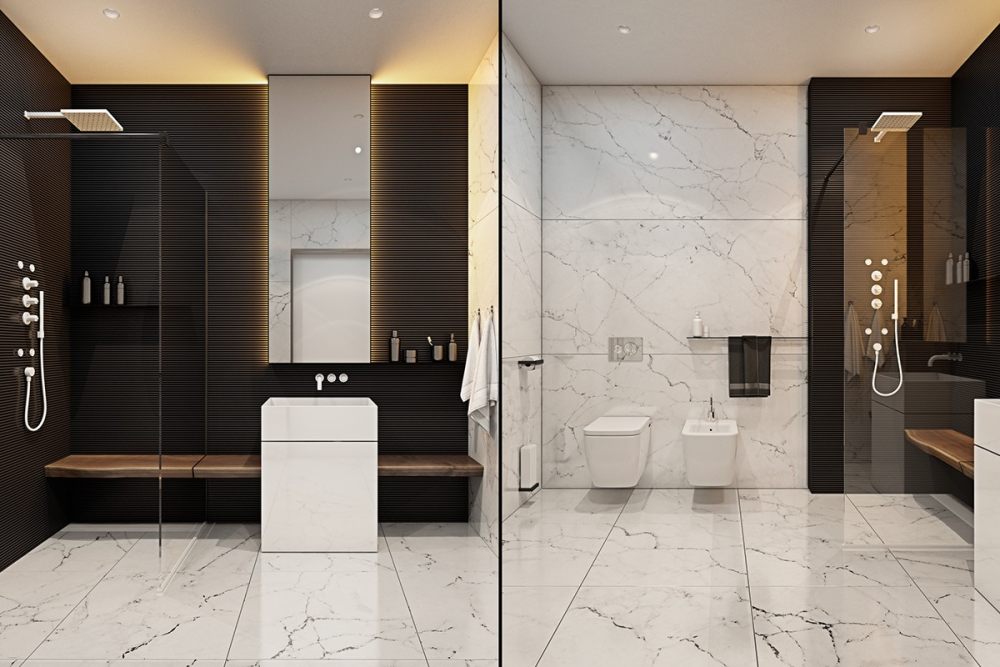 巴西现代住宅作品，诠释不一样的中国_modern-marble-bathroom-design.jpg