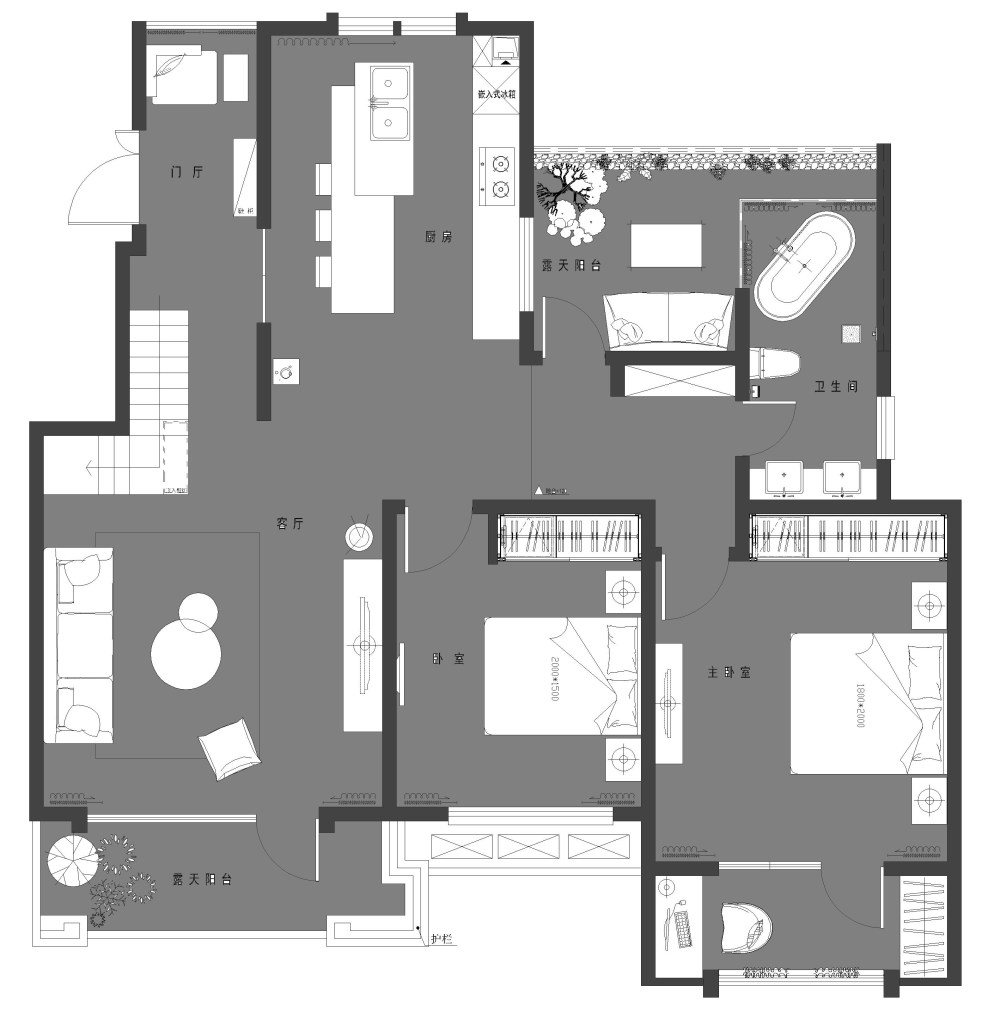 设计师自己的家平面研讨持续更新............_鹿港11-2-601-Model.jpg