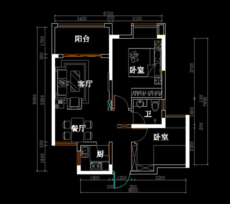 朋友的房子  没地放冰箱  给找个位置大神们_自个想的