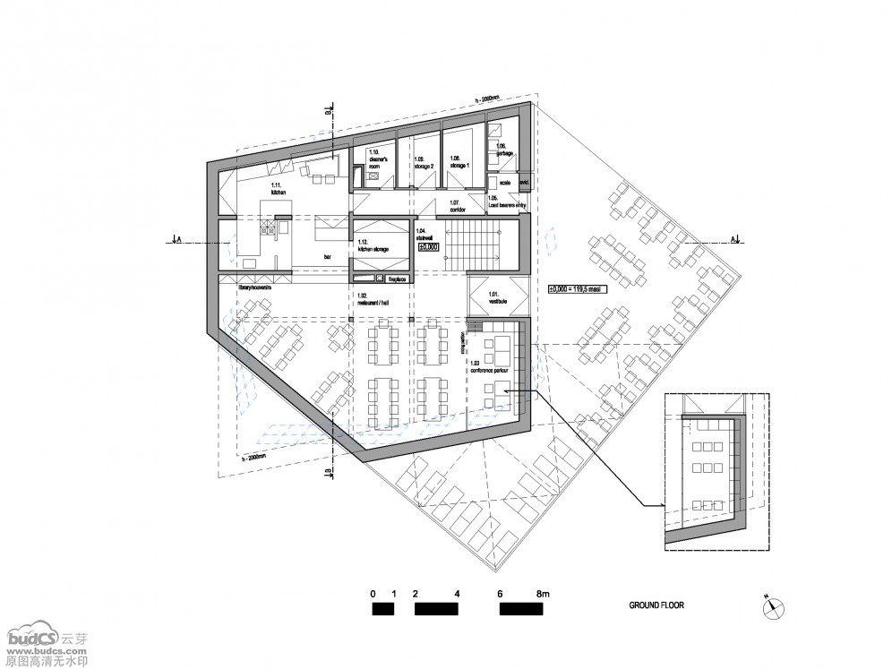 斯洛伐克高塔特拉山区休闲住宅-Atelier 8000建筑设计公司_12.jpg