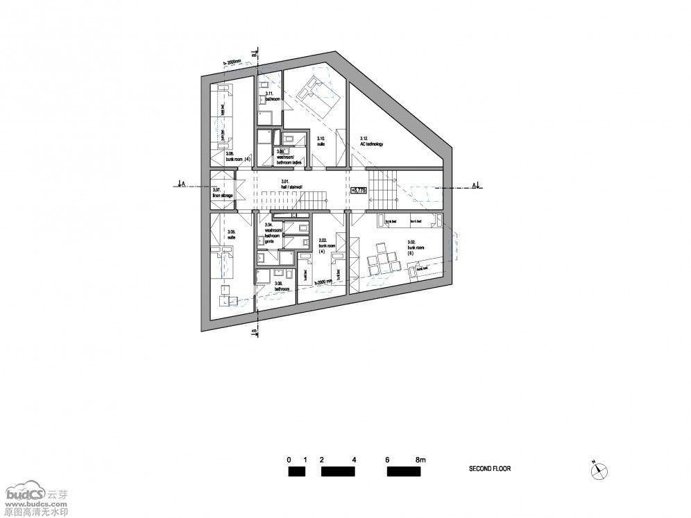 斯洛伐克高塔特拉山区休闲住宅-Atelier 8000建筑设计公司_15.jpg
