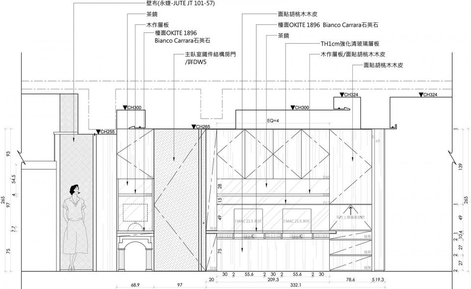 闹市中的安宁木居，台湾，台北 / 禾筑设计_029-Da-An-H-House-by-HerZu-960x590.jpg