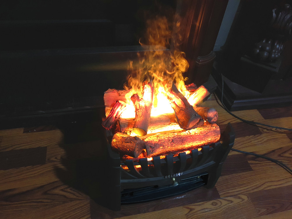 餐厅壁炉案例便携式420x380x330mm观赏采暖伏羲3D电壁炉篝火盆