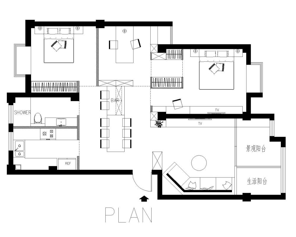 【框架结构住宅，设计师之家，发挥你们的想象，参与有DB】_123-Model.jpg