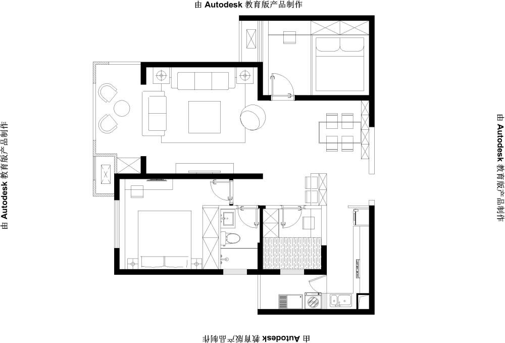 样板房户型征求大师意见_有点看不清呢