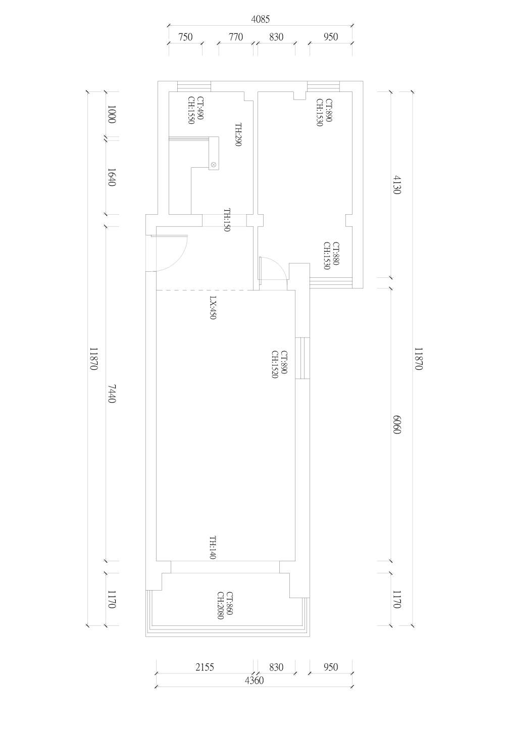 狭长户型，有没有更好的方案_马蹄-Model.jpg