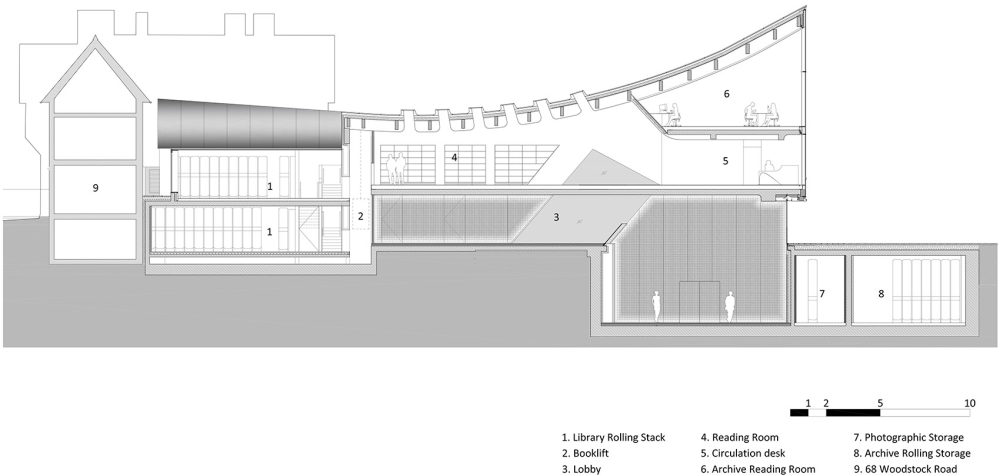 礼让自然，倒映环境——扎哈的阿拉伯研究中心设计_039-The-Investcorp-Building-by-zaha-hadid-architects.jpg